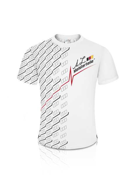 T-shirt - Baumwolle - Kurze Ärmel - Weiß - AZ-MT Design